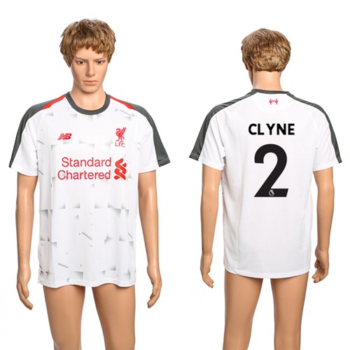 Liverpool #2 Clyne Away Soccer Club Jersey - Click Image to Close